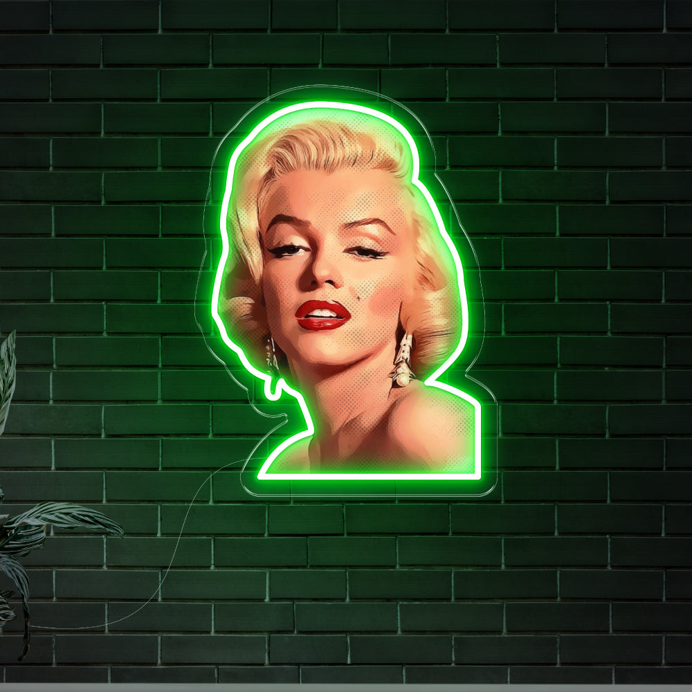 Marilyn Monroe Art LED Neon Sign