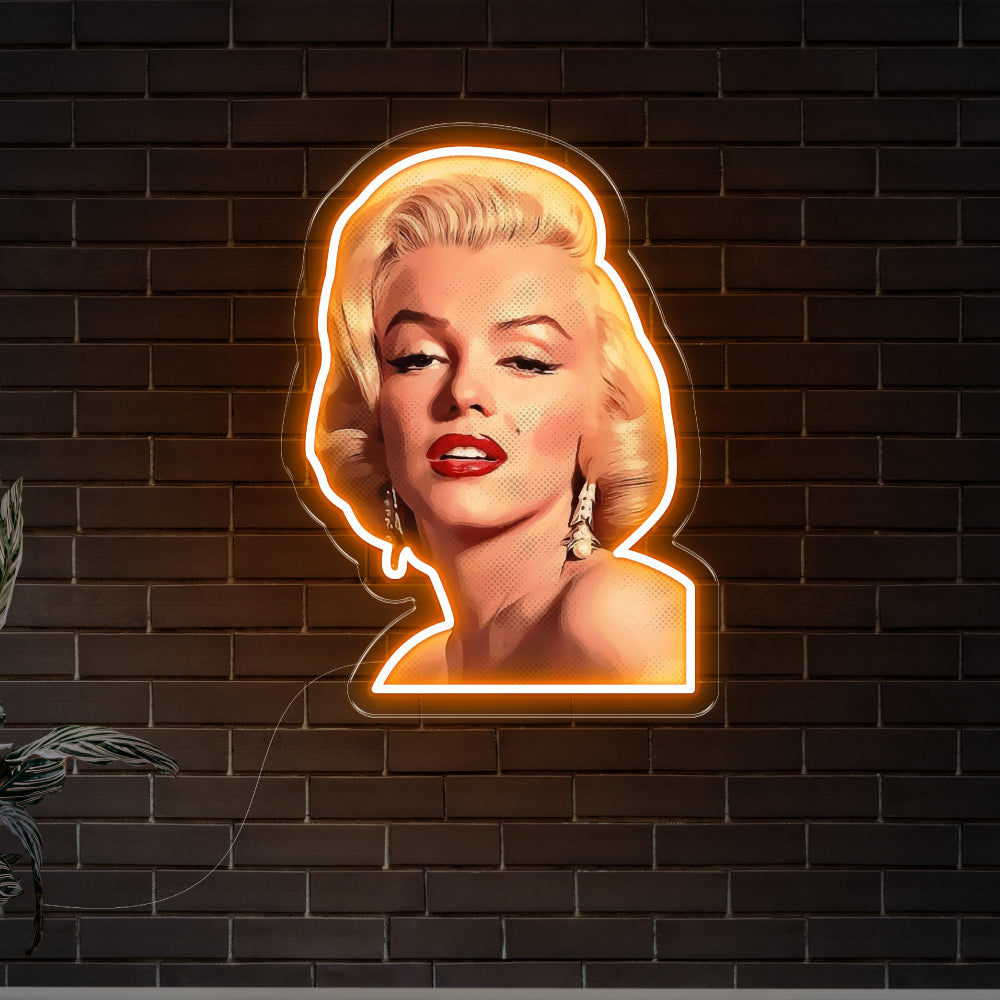 Marilyn LED Neon Sign Art