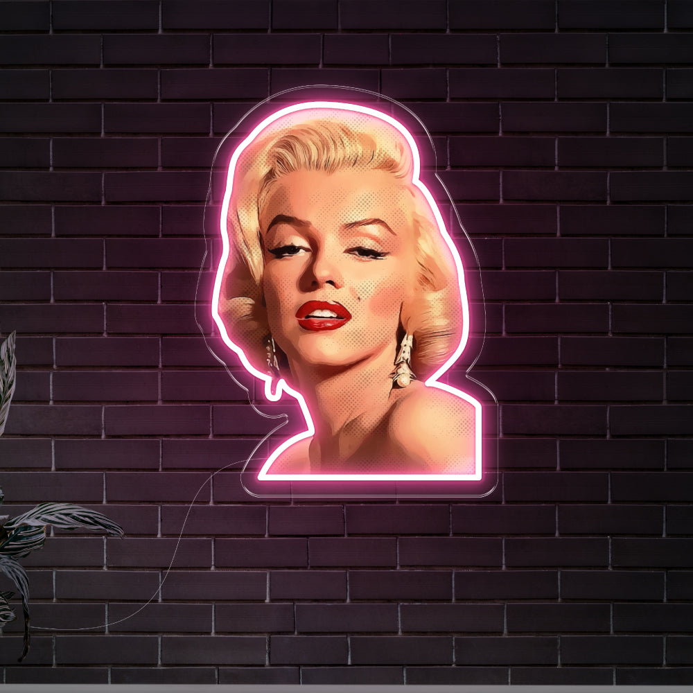 Marilyn LED Neon Sign Art
