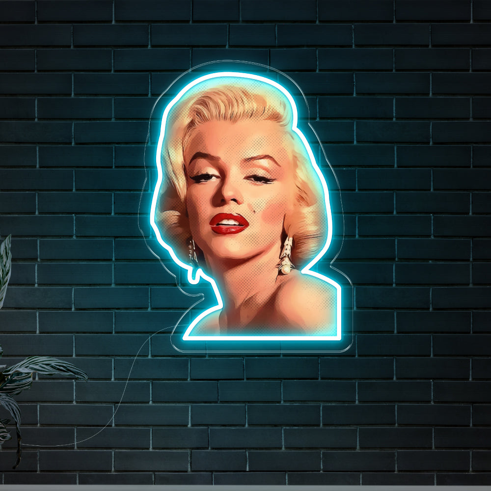 Marilyn LED Neon Sign Art