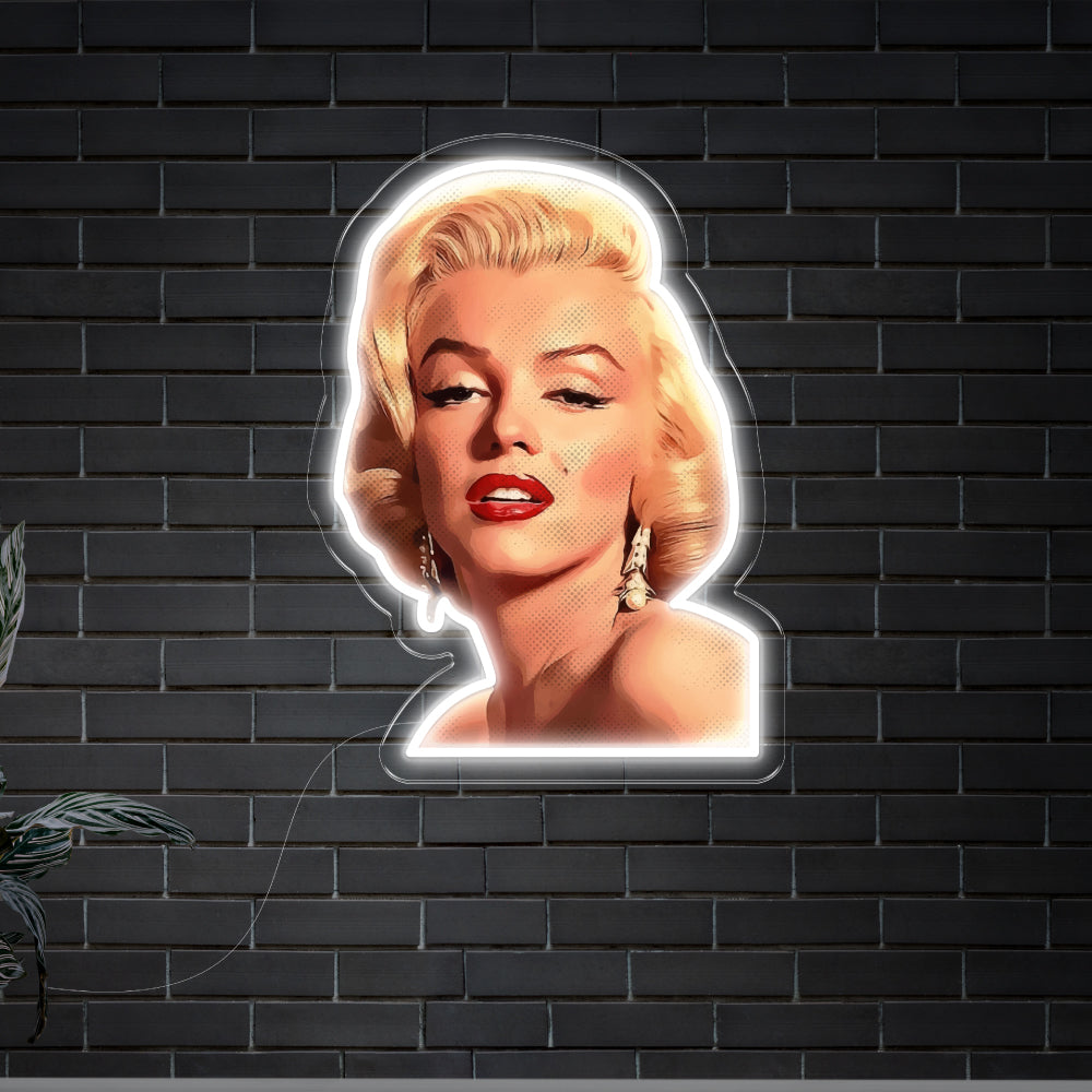 Marilyn LED Neon Sign Art