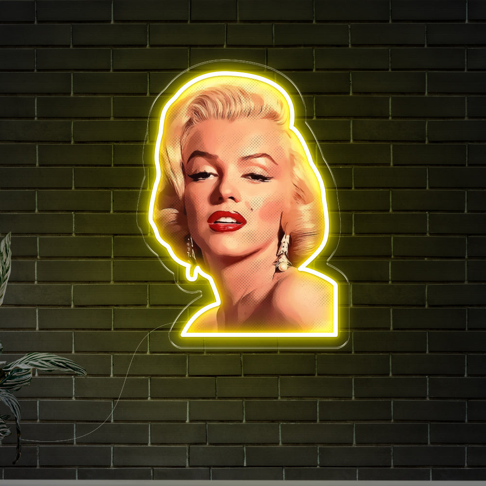 Marilyn LED Neon Sign Art
