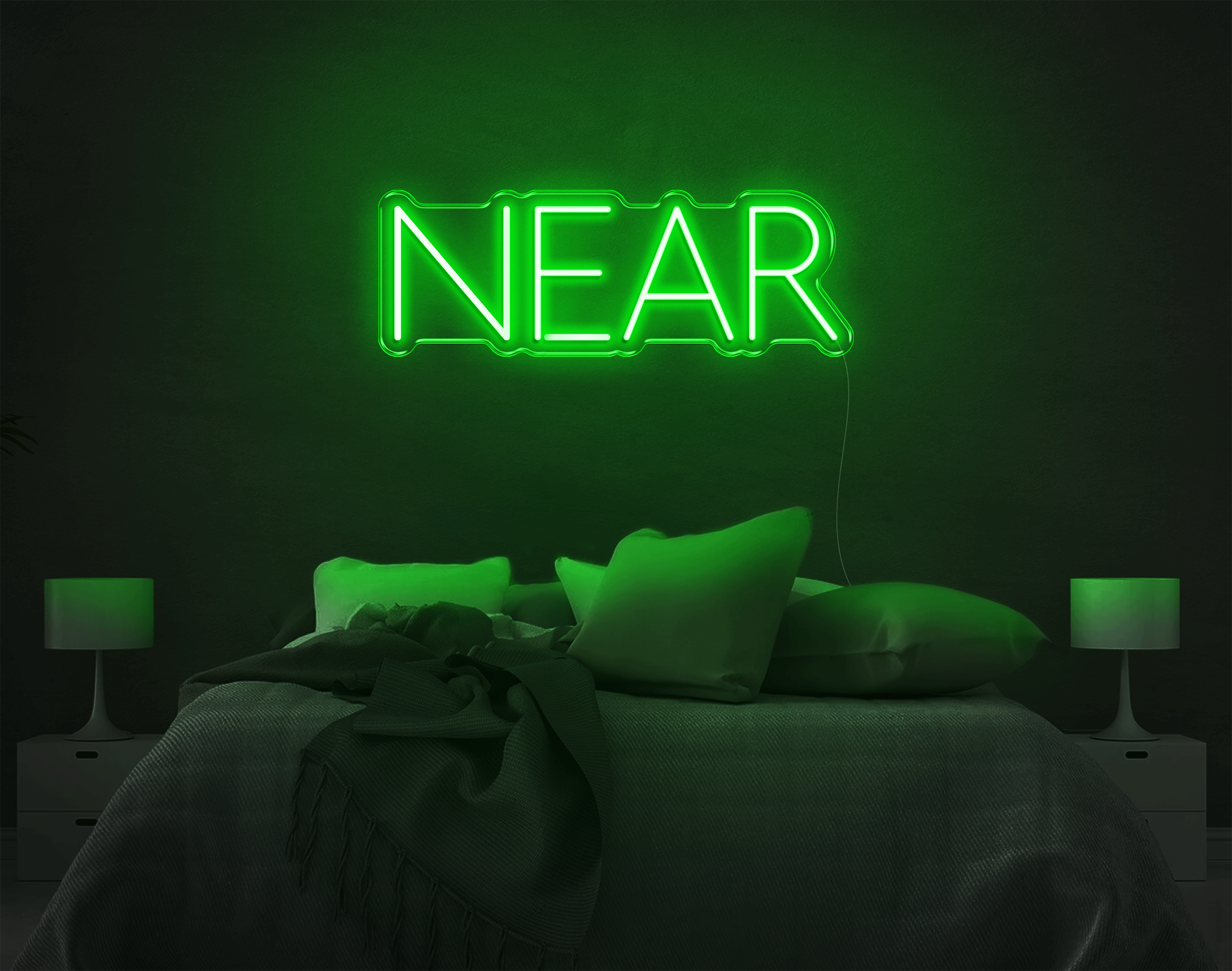Near / Far LED Neon Sign