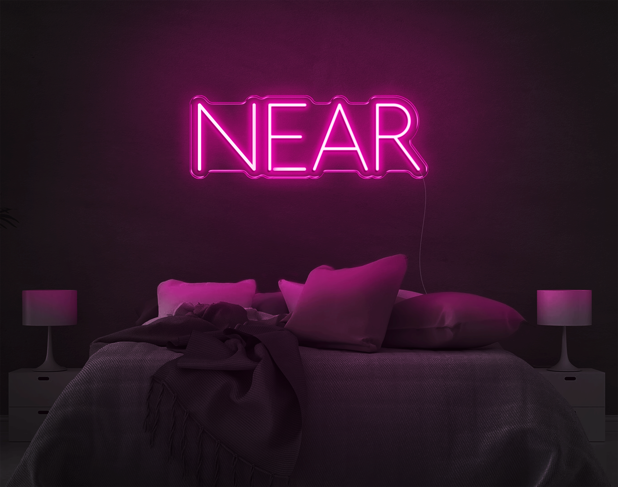 Near / Far LED Neon Sign