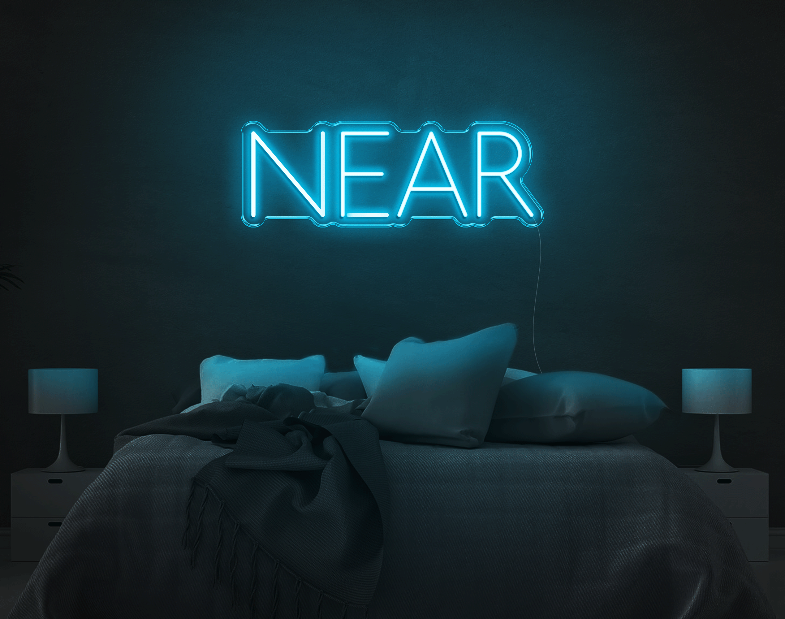Near / Far LED Neon Sign
