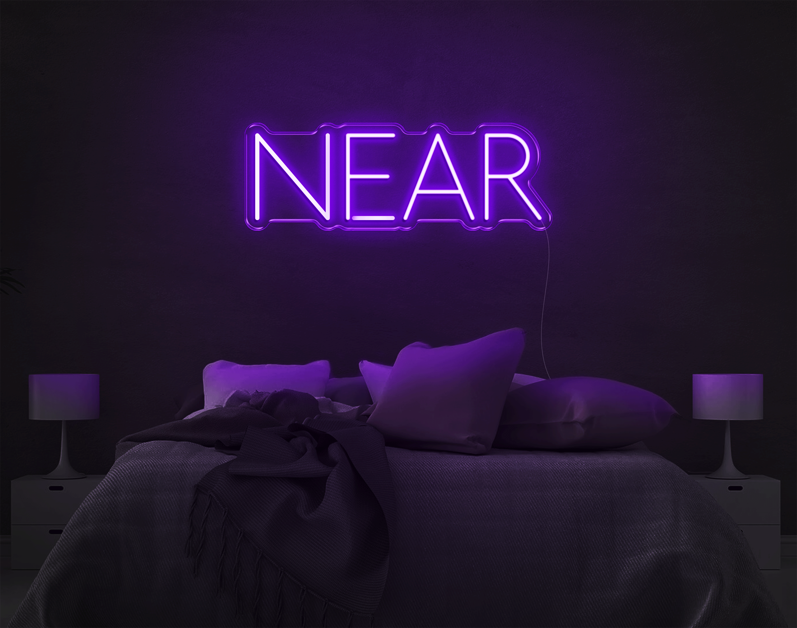 Near / Far LED Neon Sign