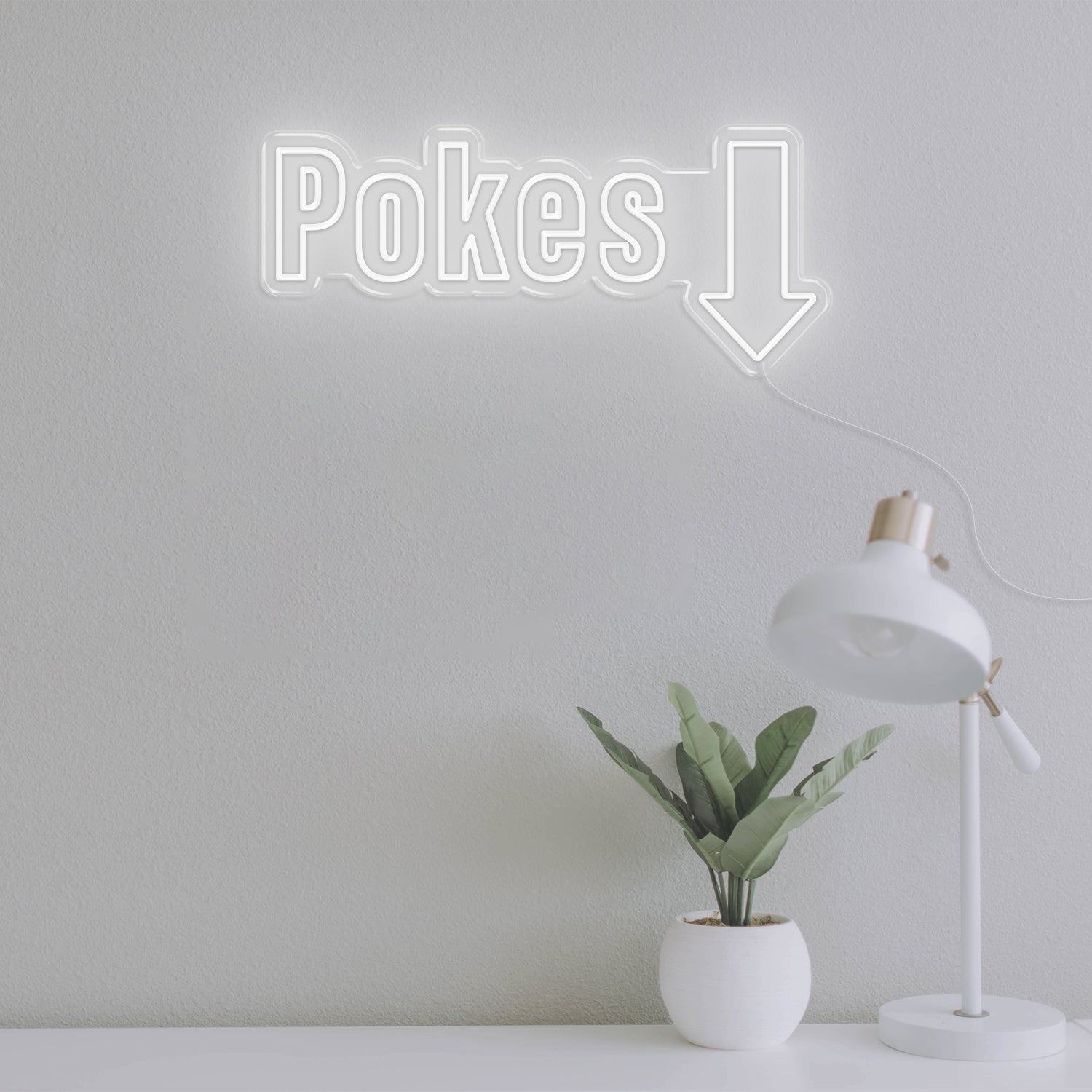 POKES LED Neon Sign