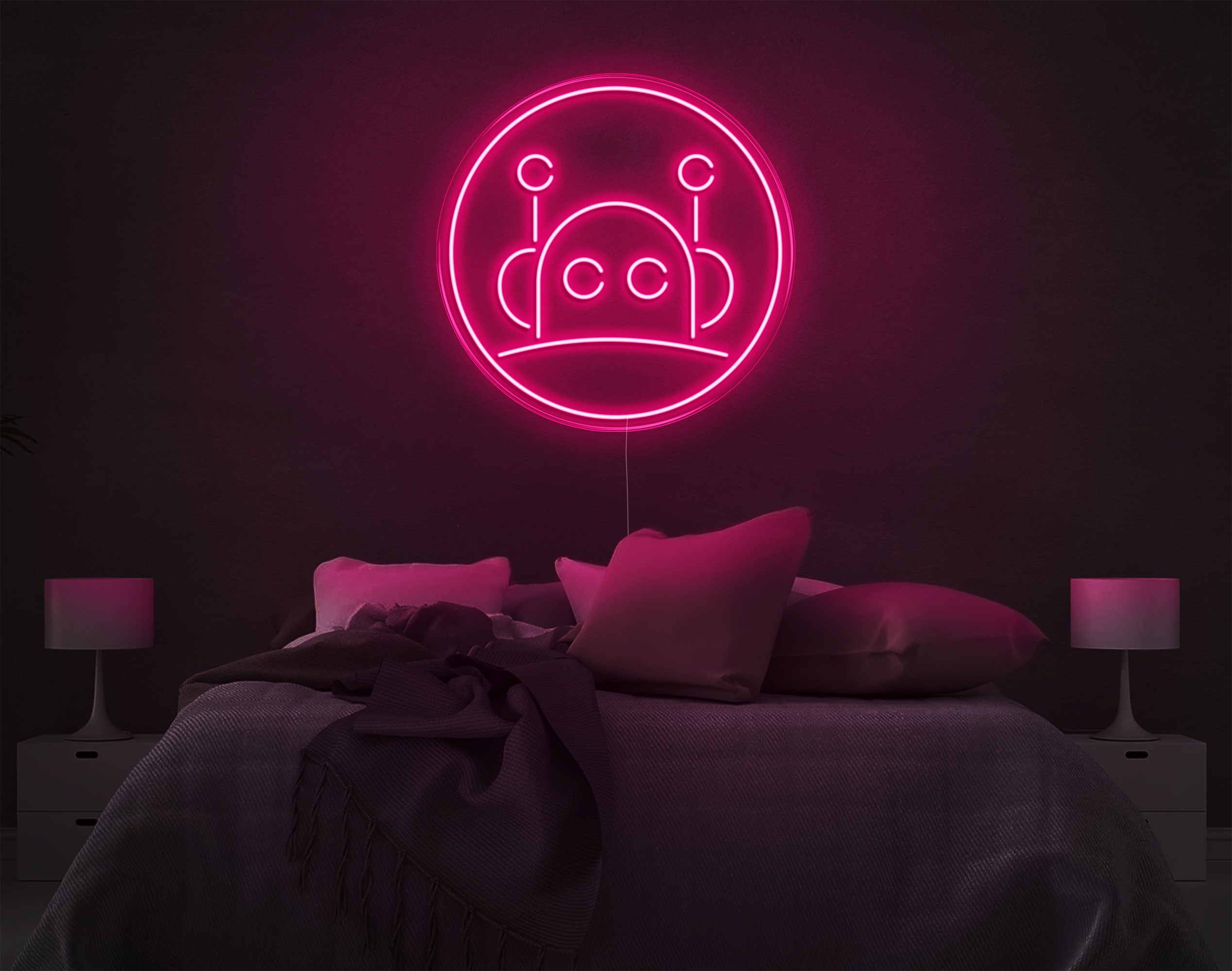 Robot LED Neon Sign