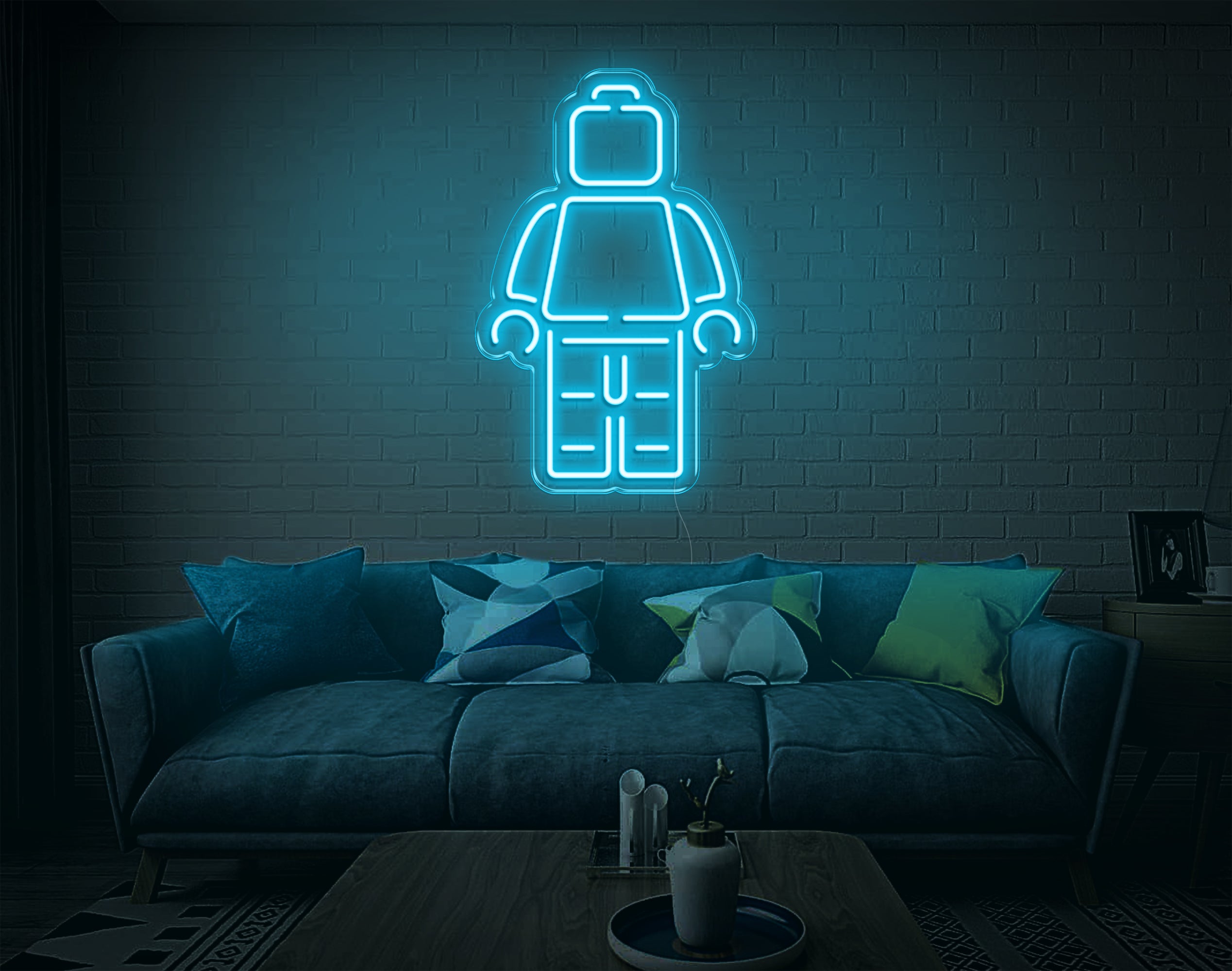 Robot V2 LED Neon Sign