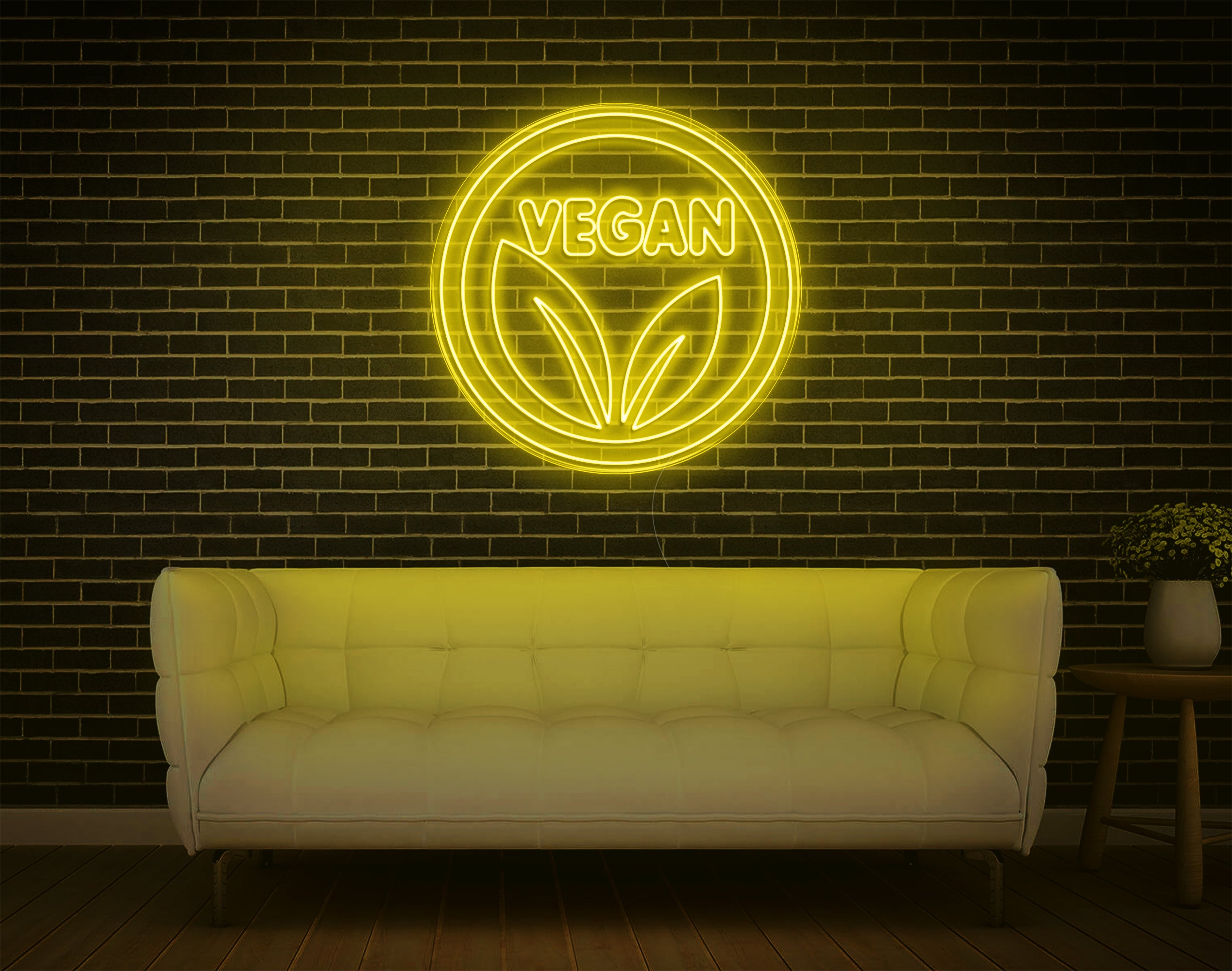Vegan LED Neon Sign