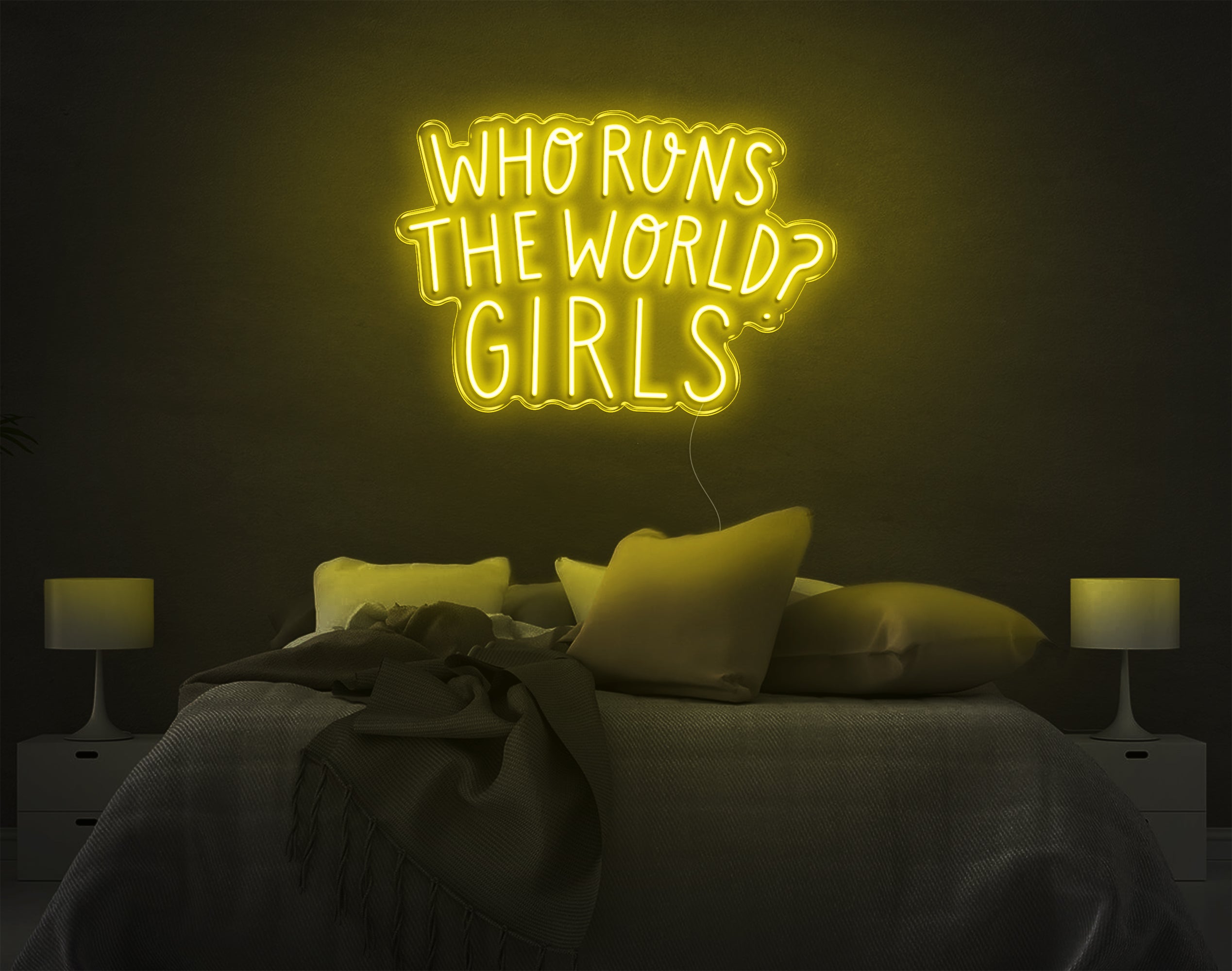 Who Runs The World Girls LED Neon Sign