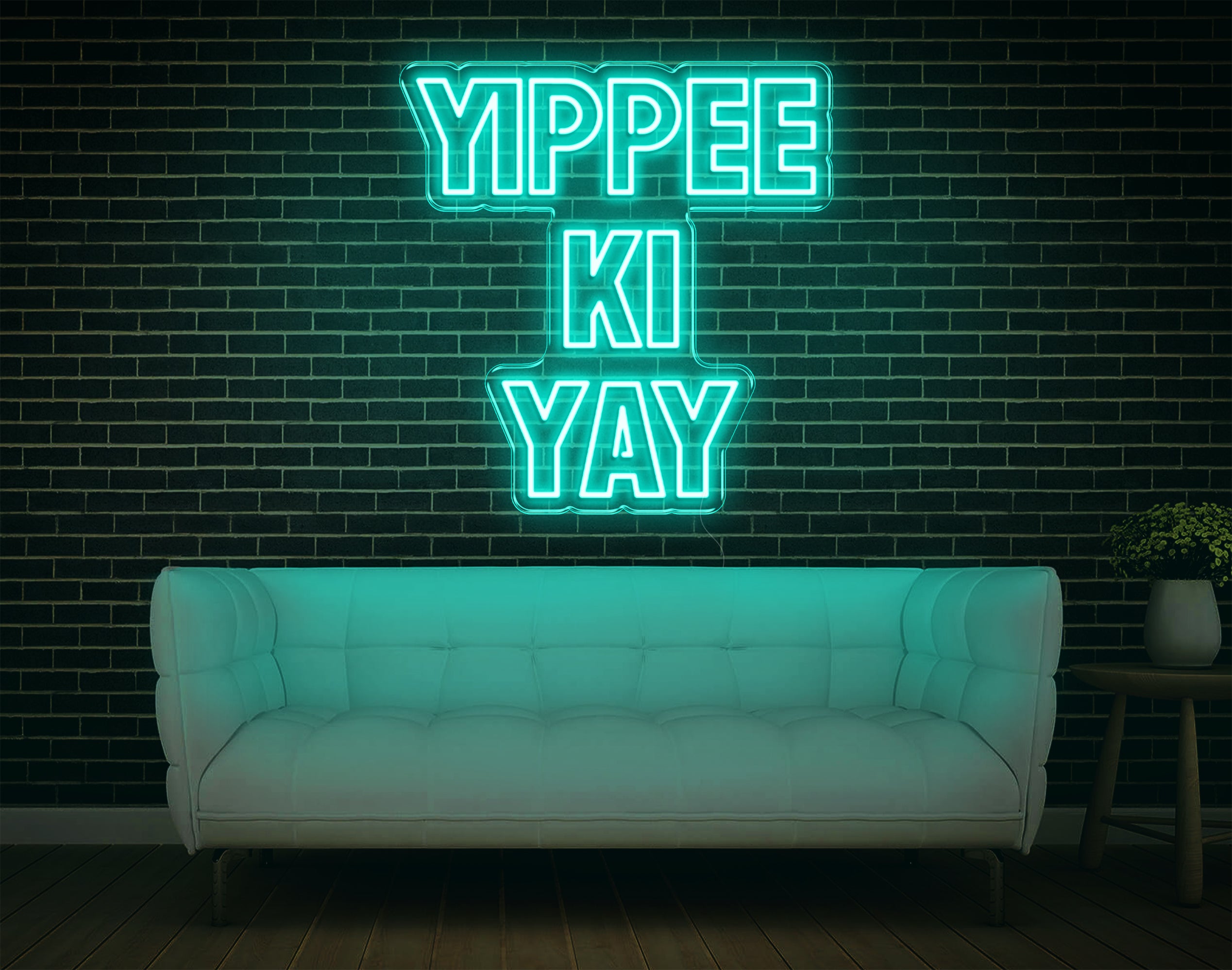 Yippee Ki Yay LED Neon Sign