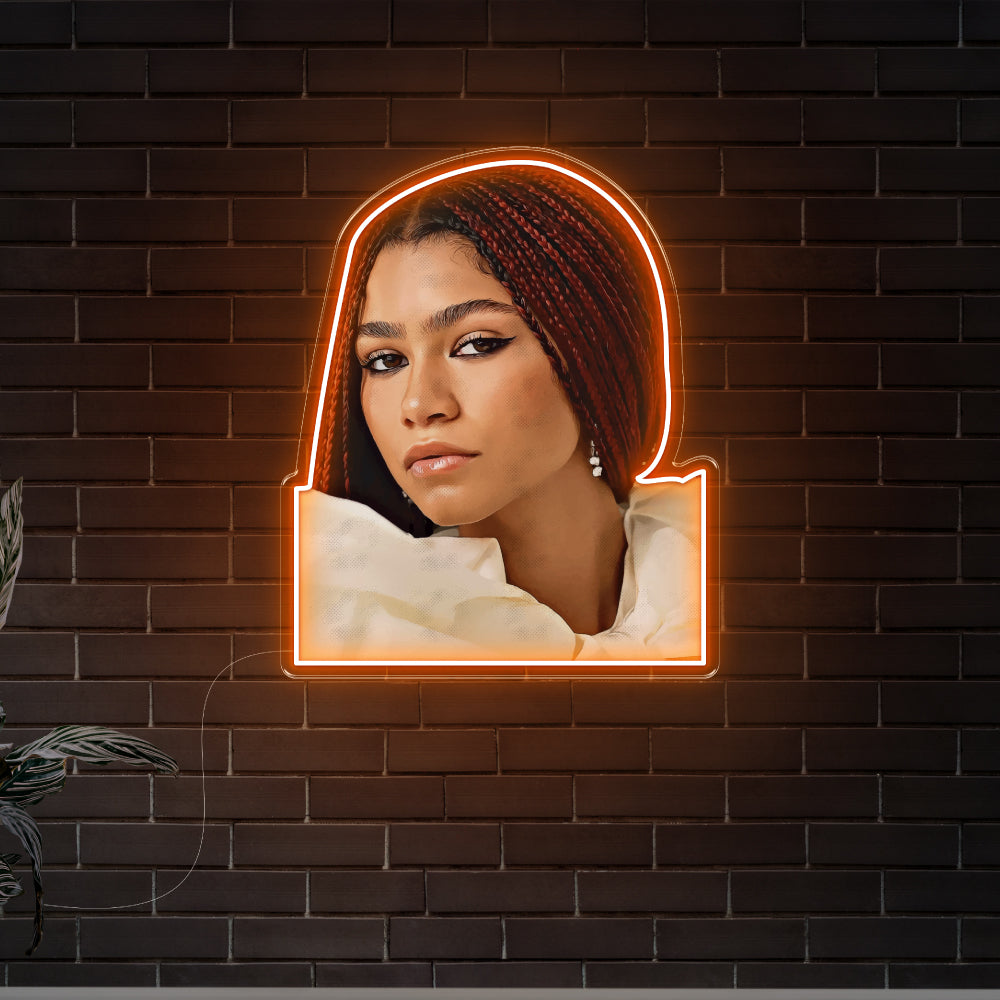 Zendaya Art LED Neon Sign