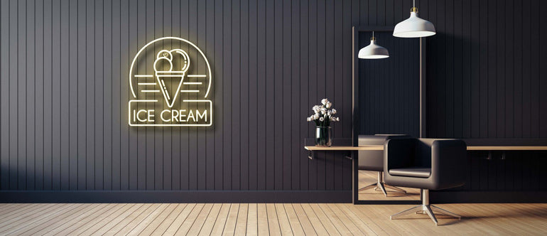 Ice Cream Circled and Round