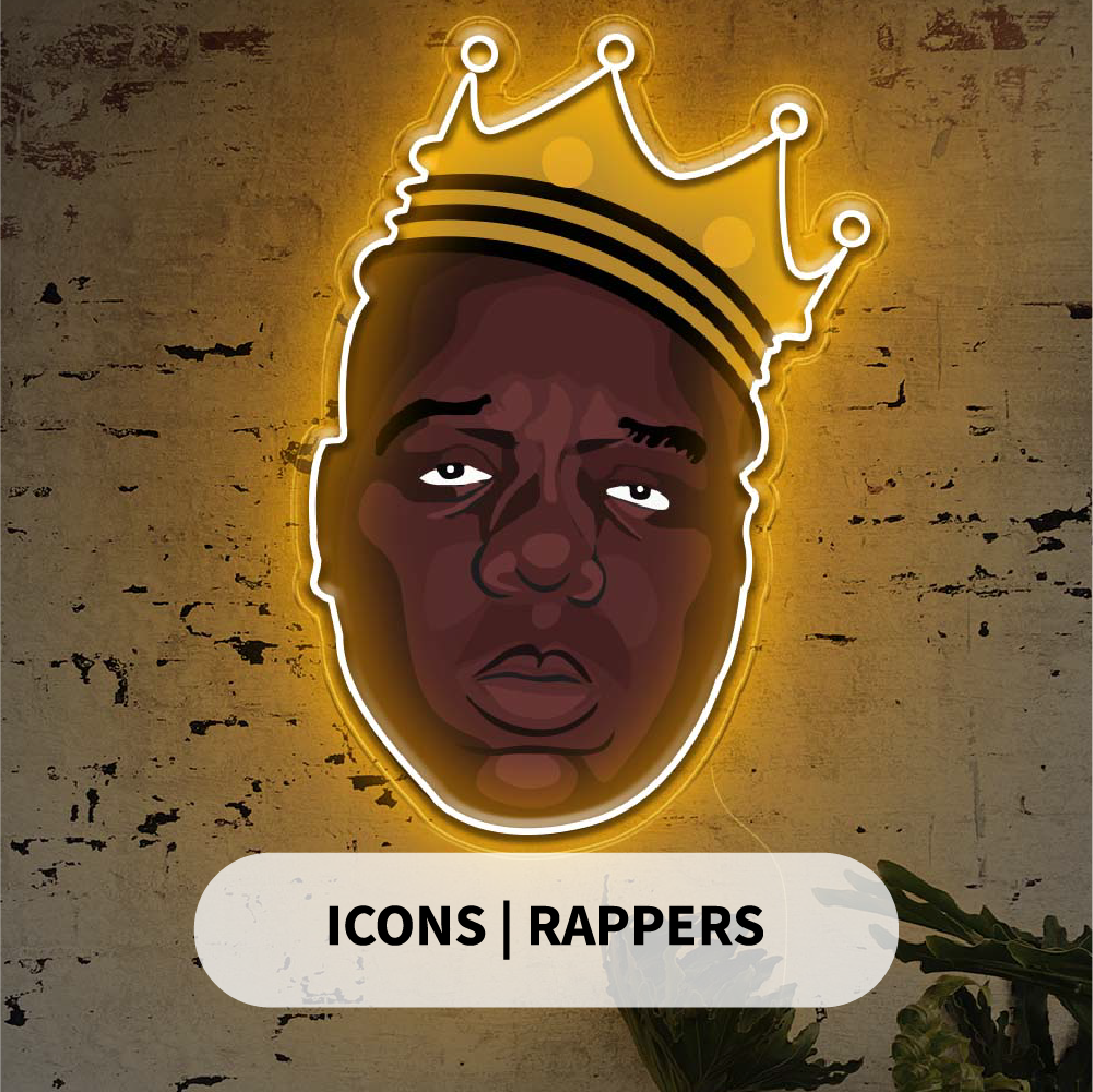 ICONS + RAPPERS Neon Signs