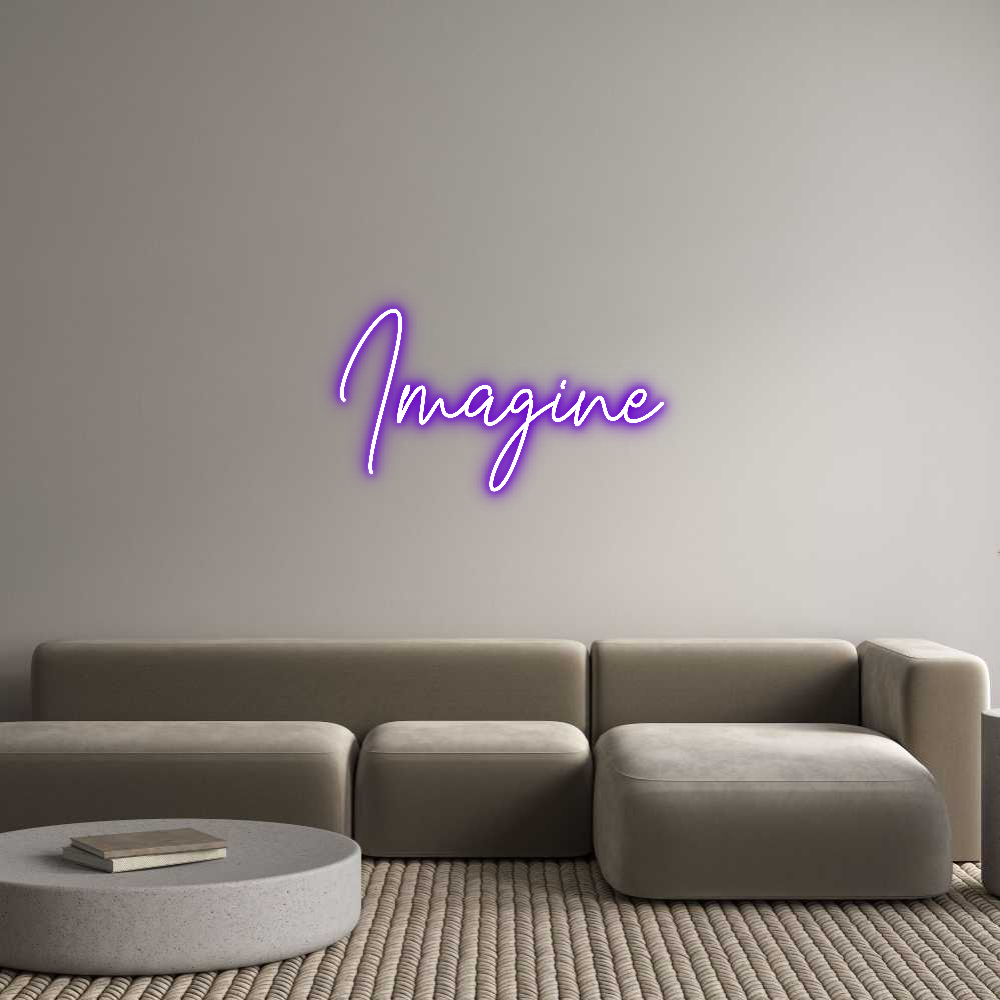 Custom Neon Text - Imagine