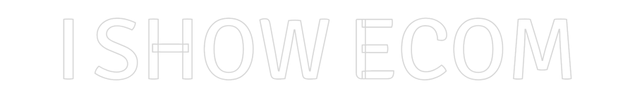 Custom Neon Text - I SHOW ECOM