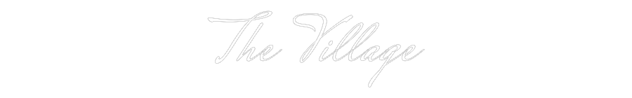 Custom Neon Text - The Village