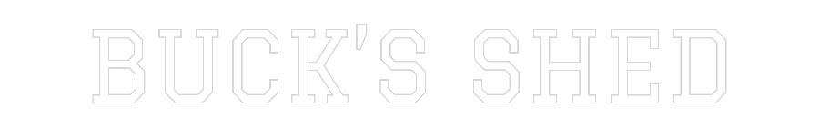 Custom Neon Text - BUCK’S SHED