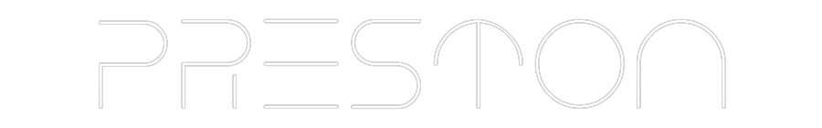 Custom Neon Text - Preston