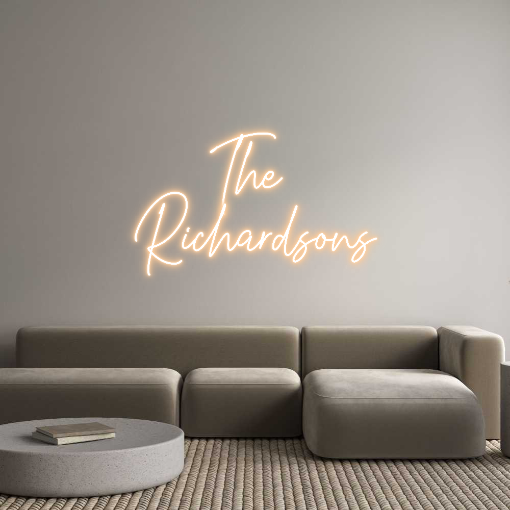 Custom Neon Text - The 
Richard...