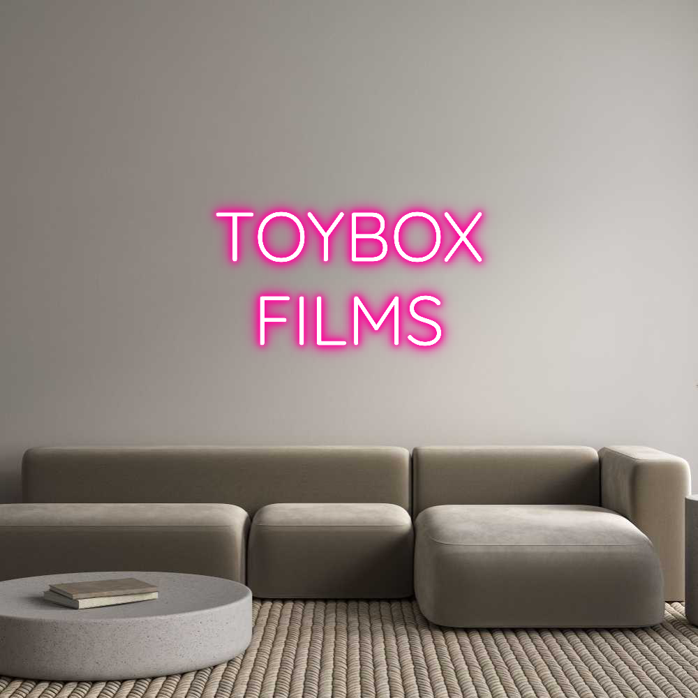 Custom Neon Text - TOYBOX
FILMS