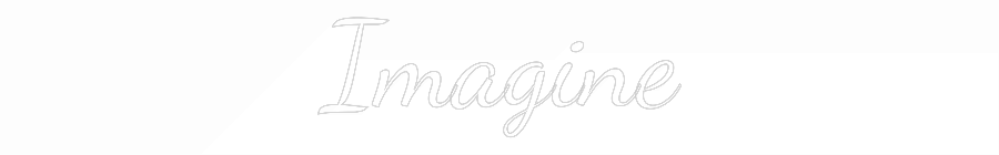 Custom Neon Text - Imagine