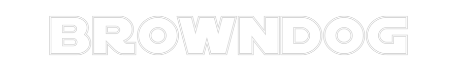 Custom Neon Text - Browndog