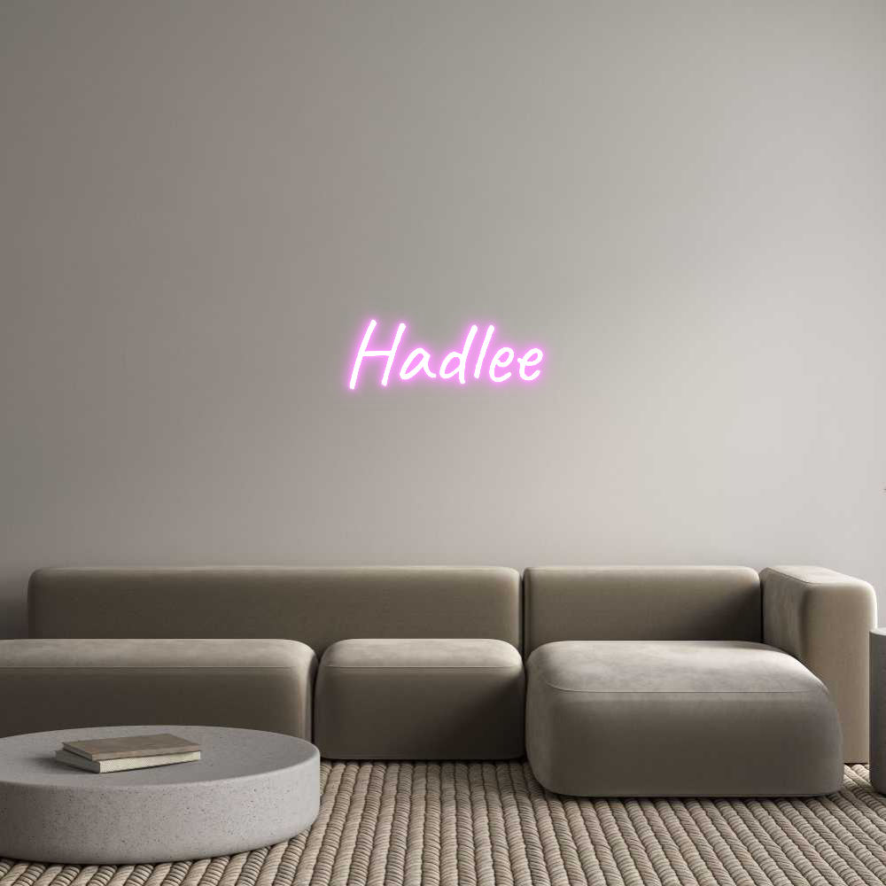 Custom Neon Text - Hadlee