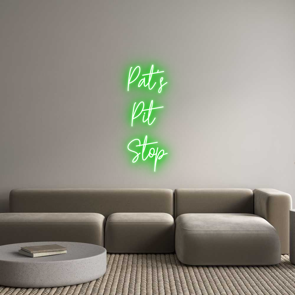Custom Neon Text - Pat's
Pit
S...