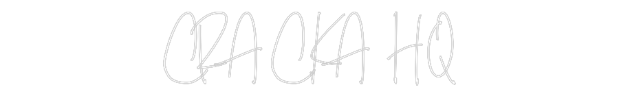 Custom Neon Text - CRACKA HQ