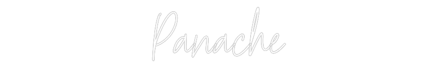 Custom Neon Text - Panache