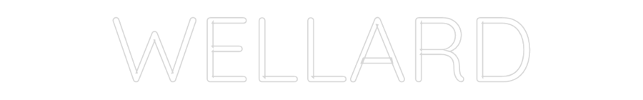 Custom Neon Text- WELLARD