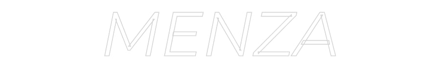 Custom Neon Text- MENZA