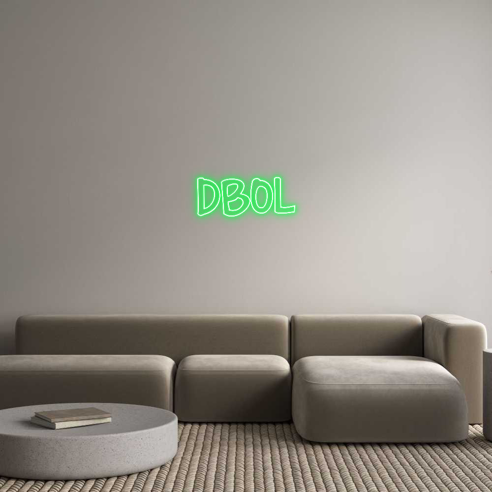 Custom Neon Text- DBOL