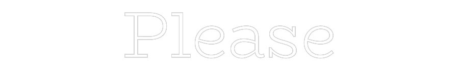 Custom Neon Text - Please