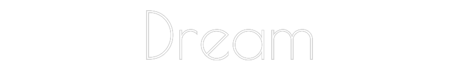 Custom Neon Text - Dream