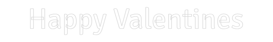 Custom Neon Text - Happy Valenti...