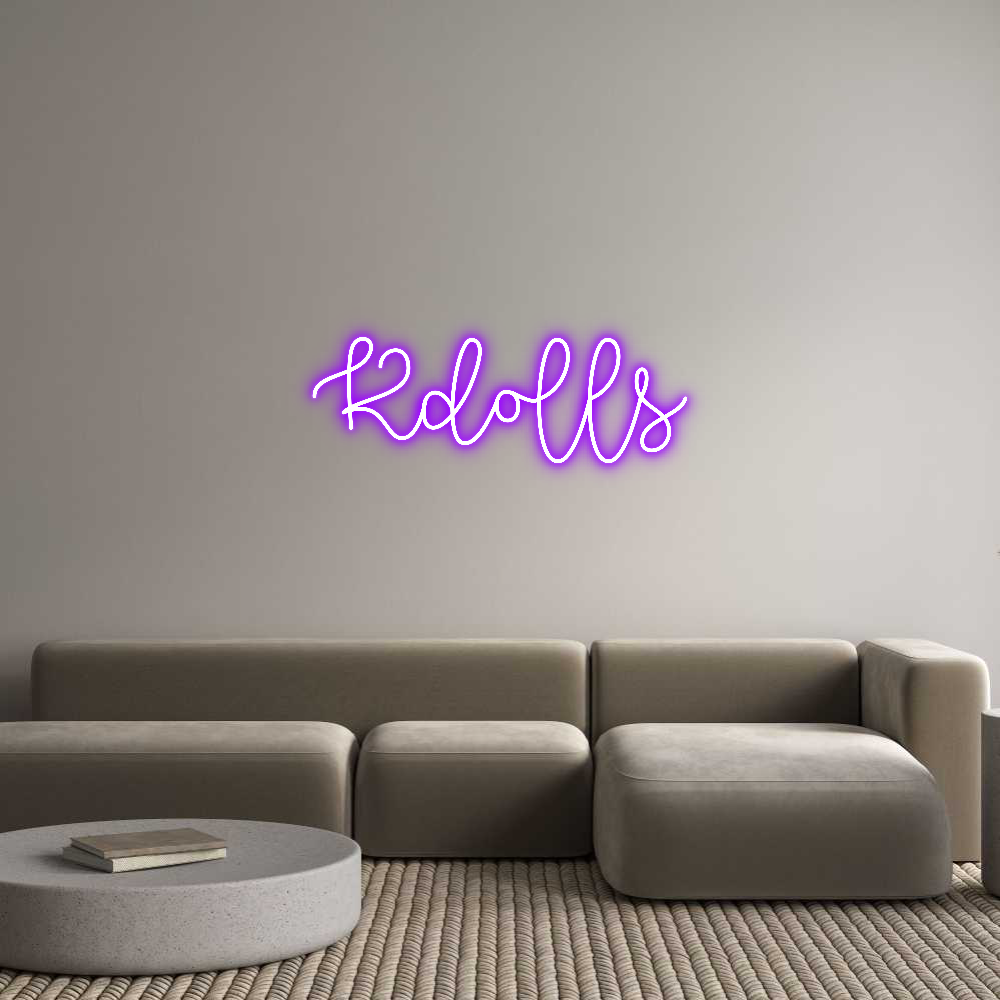 Custom Neon Text - Kdolls