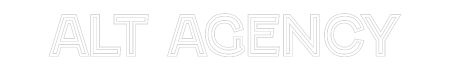 Custom Neon Text - alt agency