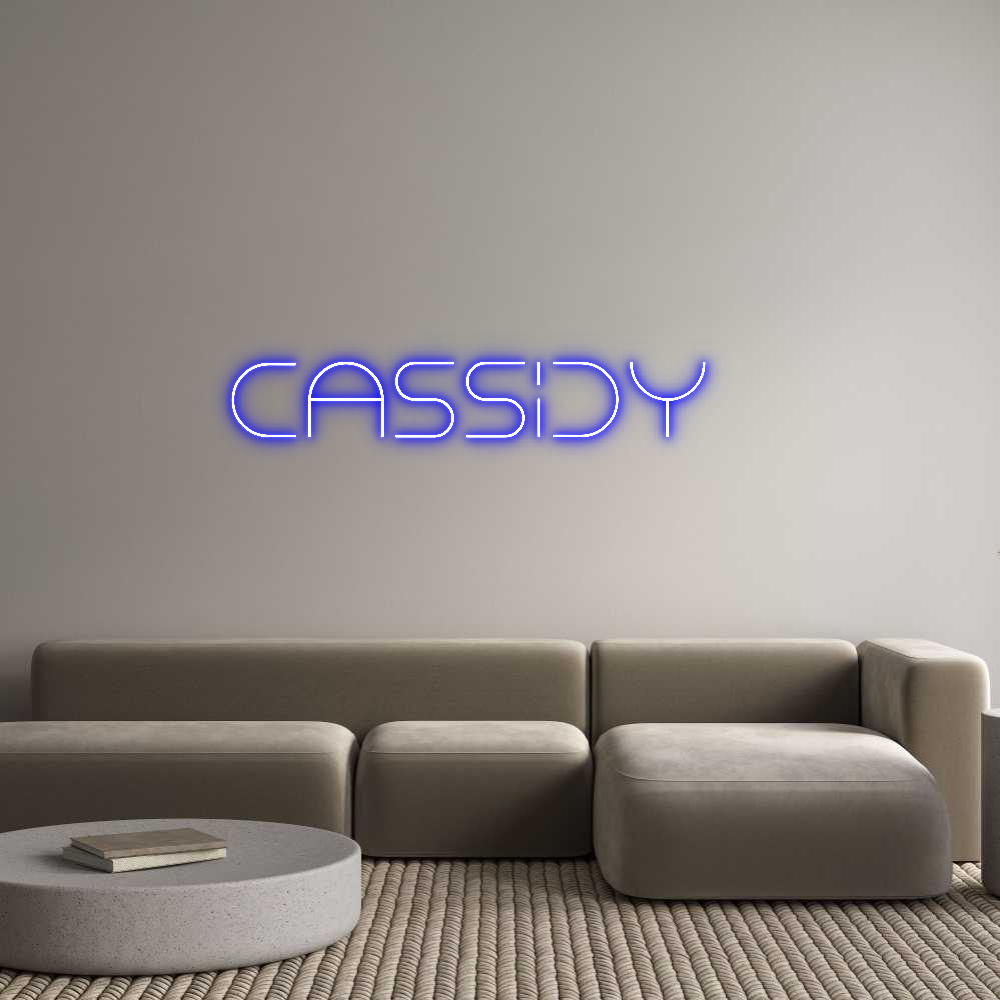 Custom Neon Text - Cassidy