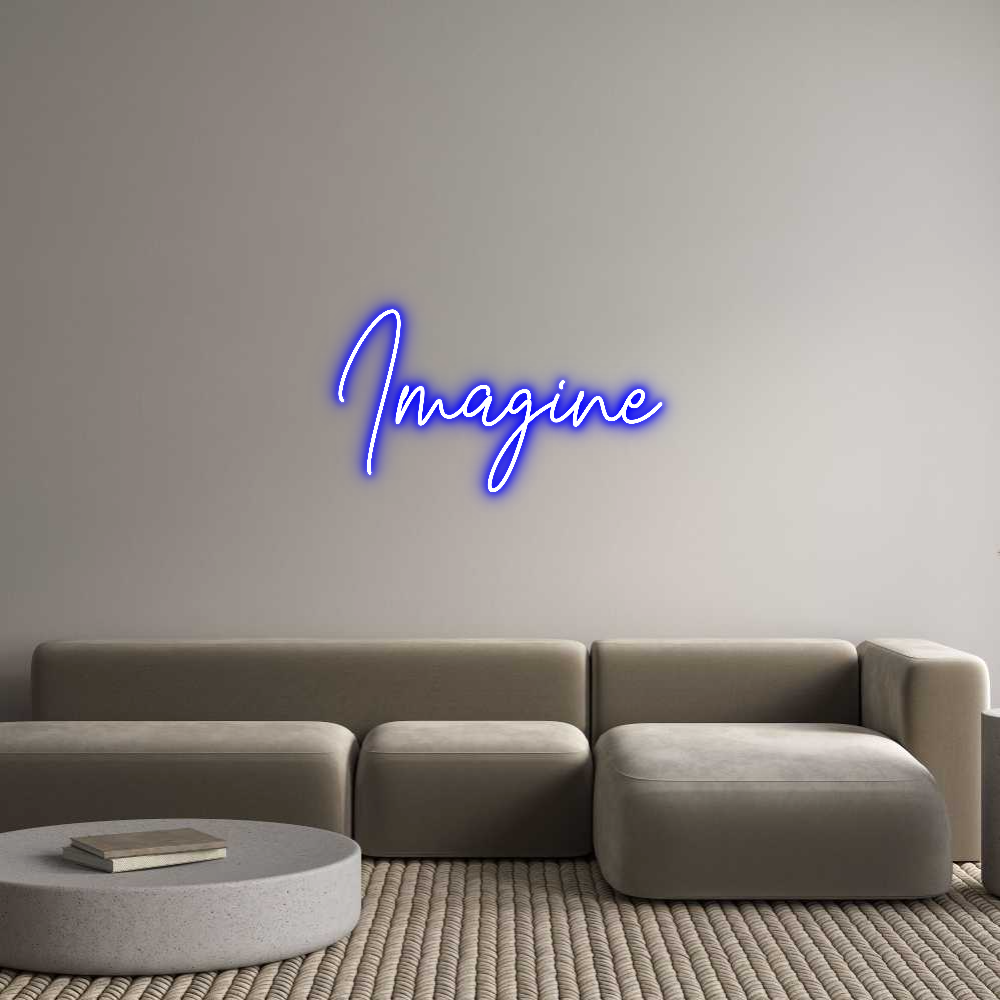 Custom Neon Text - Imagine