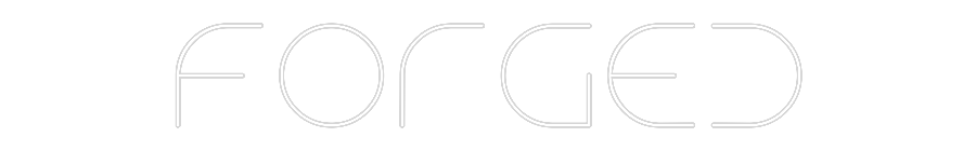 Custom Neon Text - FORGED