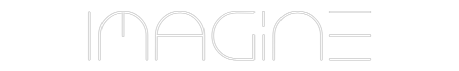 Custom Neon Text - Imagine