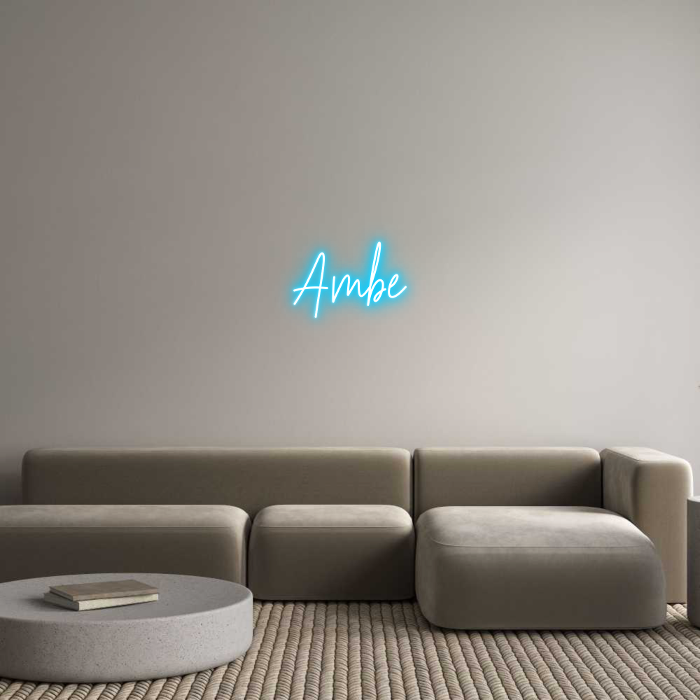 Custom Neon Text - Ambe