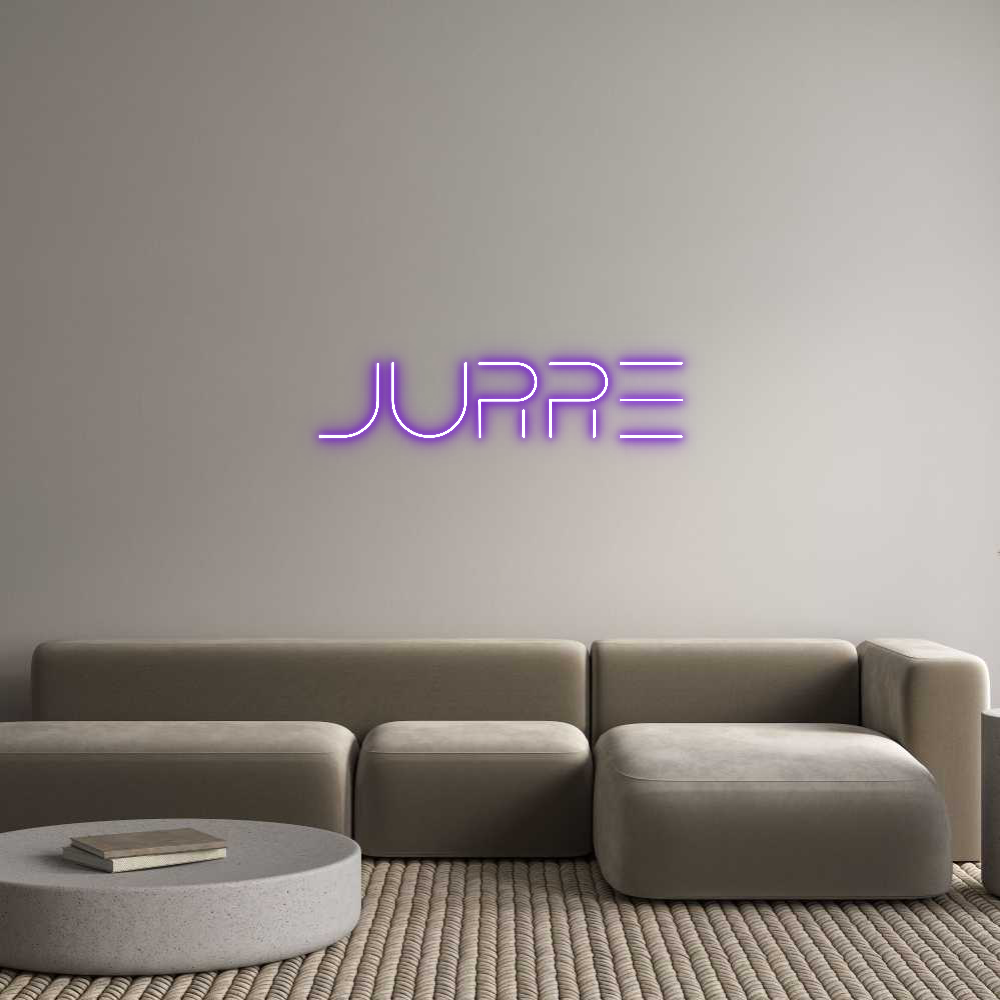 Custom Neon Text - Jurre