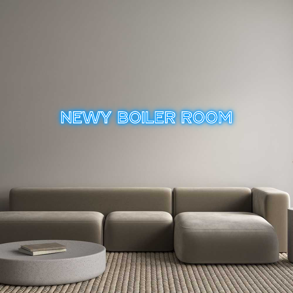 Custom Neon Text - NEWY BOILER R...