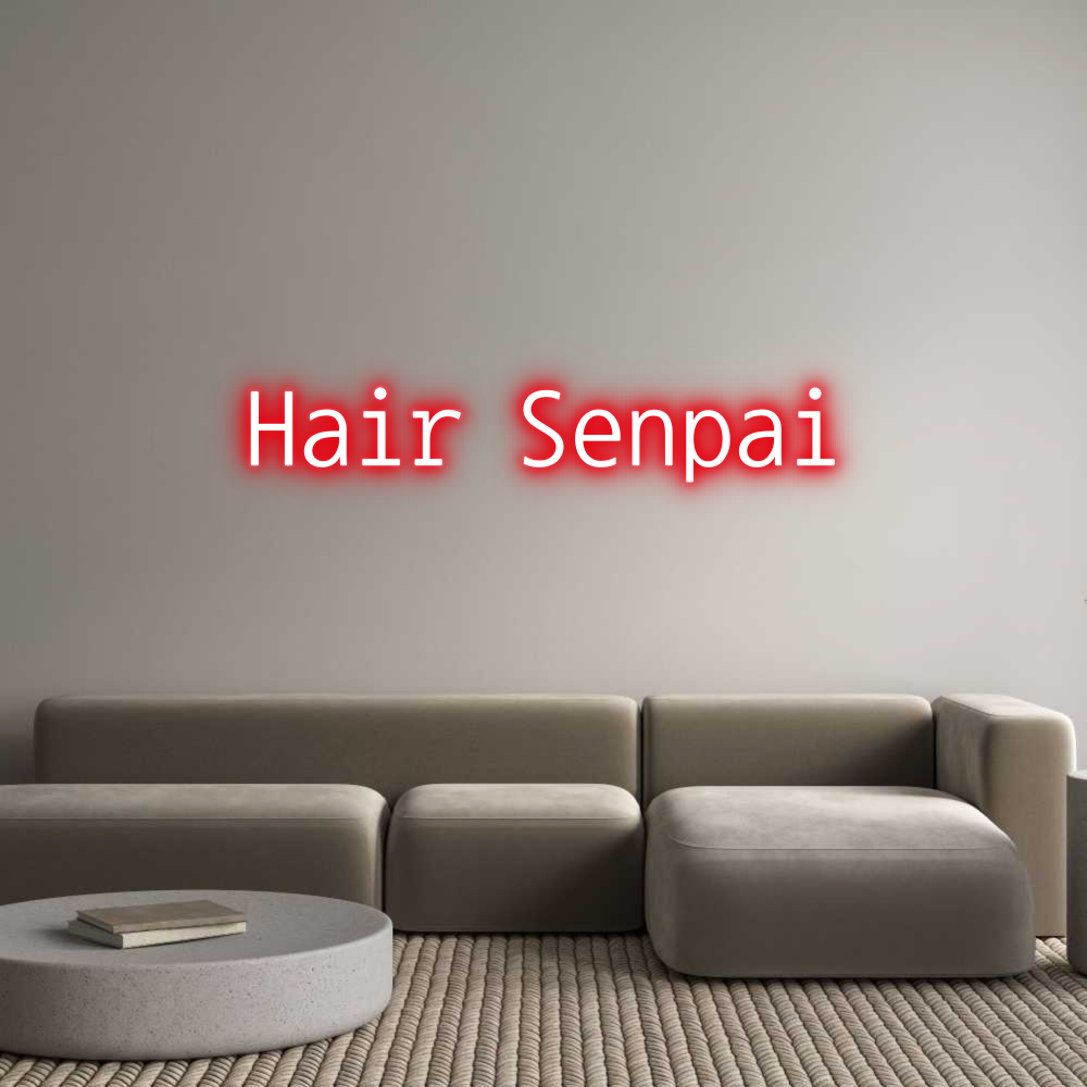 Custom Neon Text- Hair Senpai