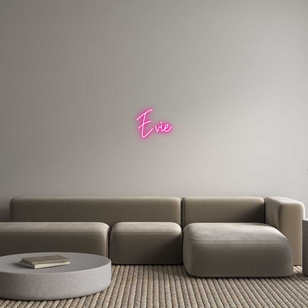 Custom Neon Text - Evie