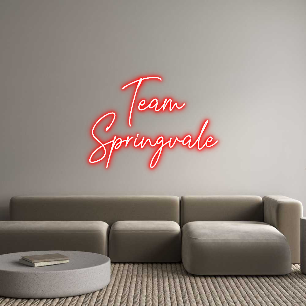 Custom Neon Text - Team
Springv...